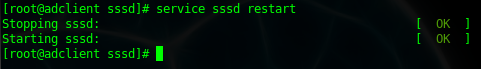 Active Directory domain join: Restart SSSD