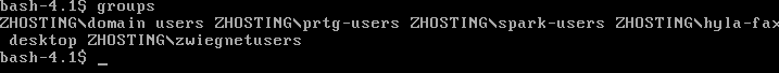 Active Directory domain join: from this point on Users/Groups are referenced user@DOMAIN, and groups are DomainAdmins@DOMAIN (if…