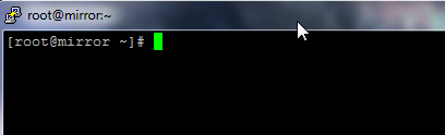 MOTD banner: Open a terminal session, and elevate privileges to root
