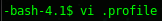 umask configuration: change to the user you would like to test to