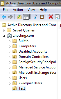 Add User to Active Directory: open this up, and select the proper OU (organization unit)