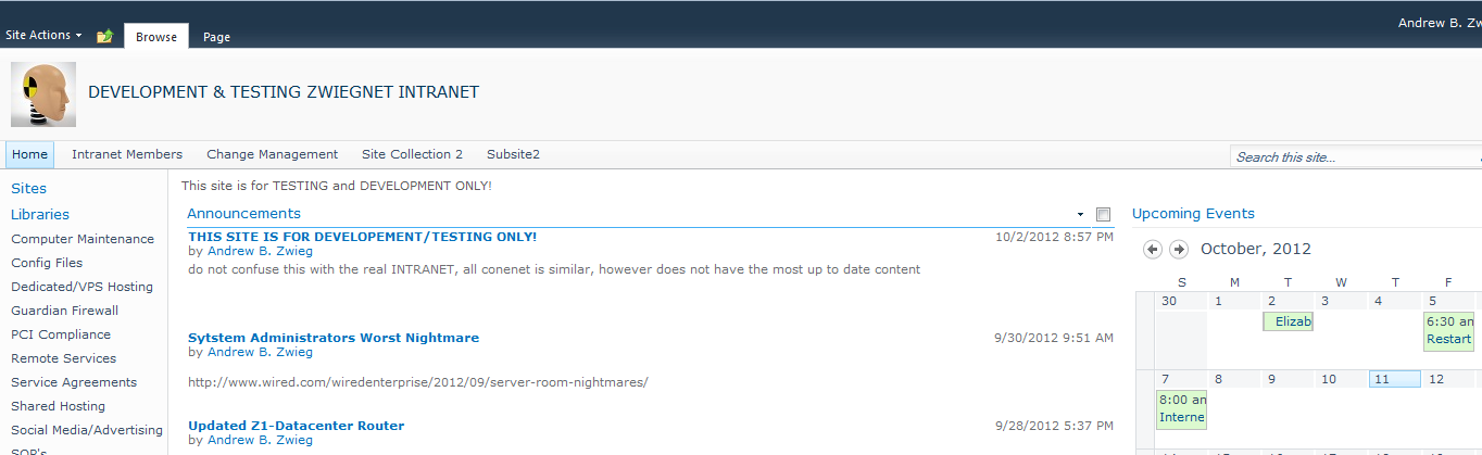 Create a SharePoint 2010 Custom List: go ahead and open your SharePoint site with an account that has proper credentials
