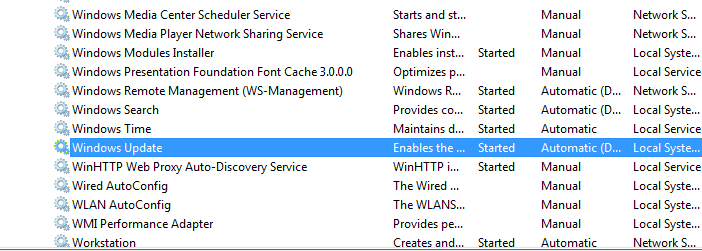 Disable Windows Update Reboot: from there open the local computer “services”