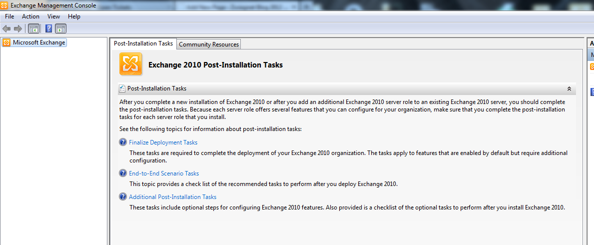Exchange 2010 forwarding: Log Into Exchange Management Studio (also known as EMC)