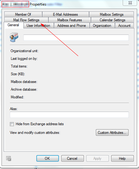 Exchange 2010 forwarding: Go Ahead and Click on “mail flow settings”