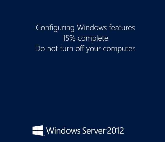 Domain controller setup: be aware it’s going to reboot once done, you want to do this once before putting into production.