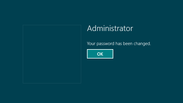 Server 2012 Core install: set the administrator password once booted (has to be a complex password like in server 2008)