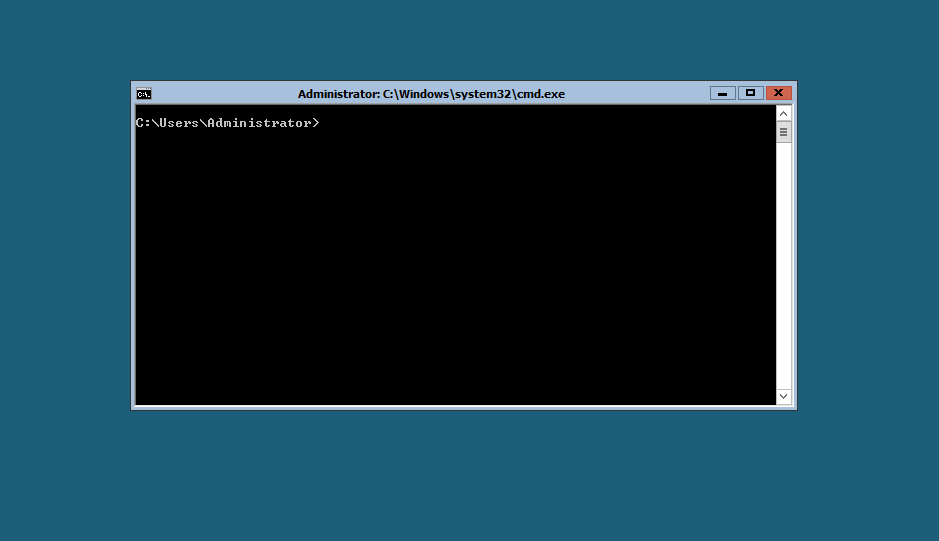 Server 2012 Core install: let’s login
