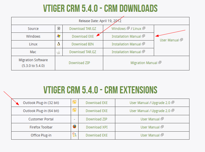 Install vTiger CRM On Windows Server: https://www.vtiger.com/crm/open-source-downloads/