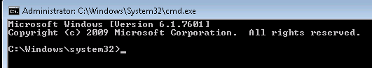 Zabbix Windows agent install: open an elevated command prompt