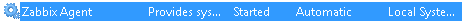Zabbix Windows agent install: go ahead and start the agent
