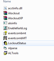 Account lockout investigation: Once extracted it should look like this