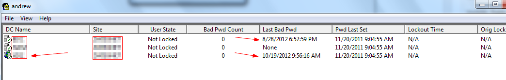 Account lockout investigation: as you can see you can find out where the last domain controller was you were locked out on (not a…
