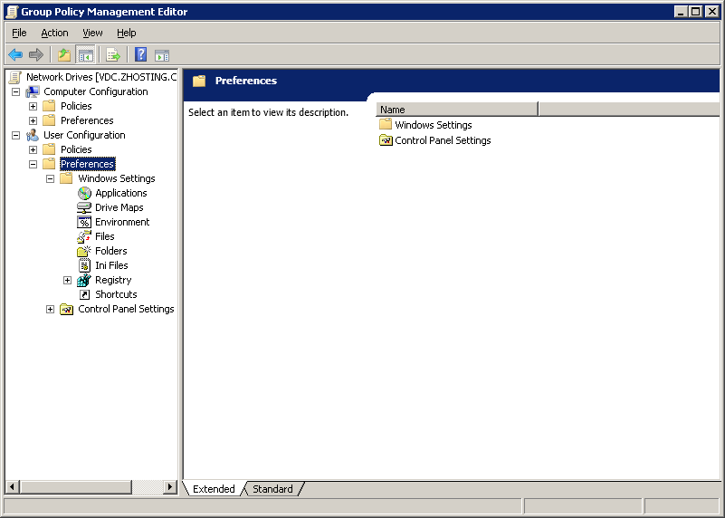 Map Shared Drive In Group Policy: under user configuration, expand preferences, and then expand windows settings